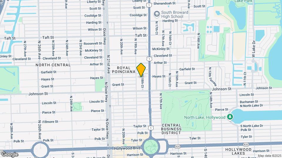 1020 N 18th Ct Map and Location Details