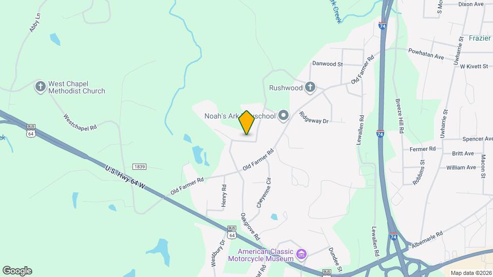 635 Oakgrove Rd Map and Location Details