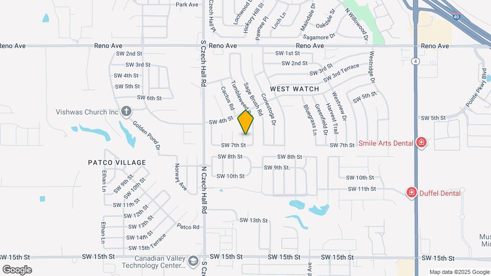 708 Cactus Ct Map and Location Details