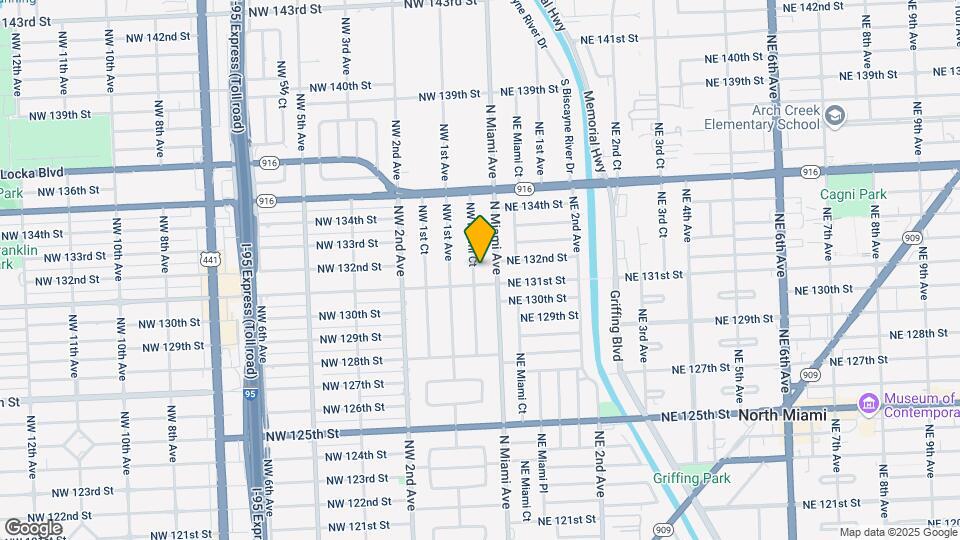13125 NW Miami Ct Mapa y Detalles de la Ubicación