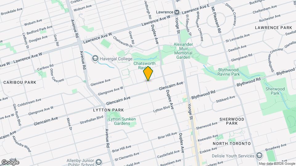 97 Glengrove Ave W Map and Location Details