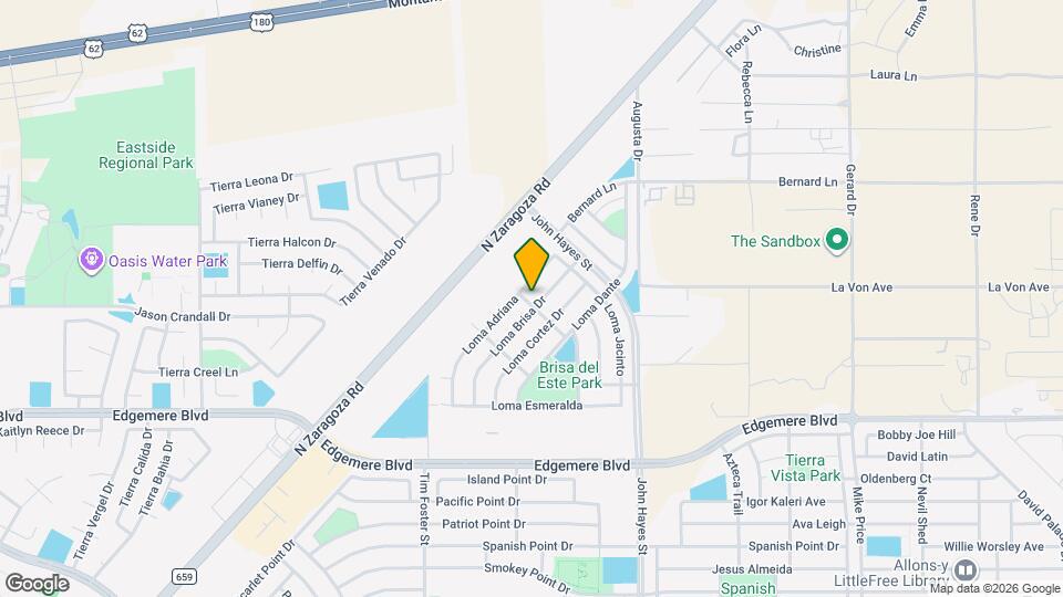 3853 Loma Brisa Dr Map and Location Details