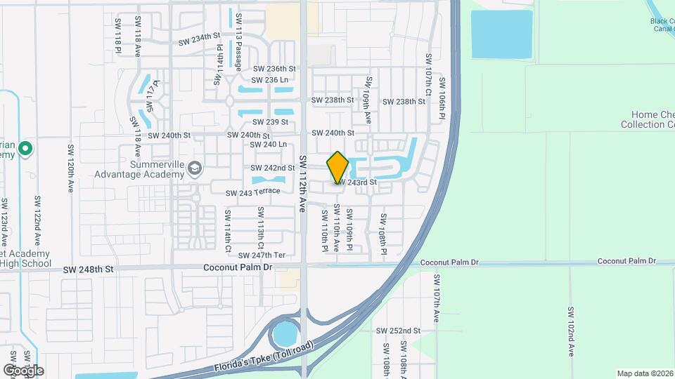 11007 SW 243rd Ln Map and Location Details
