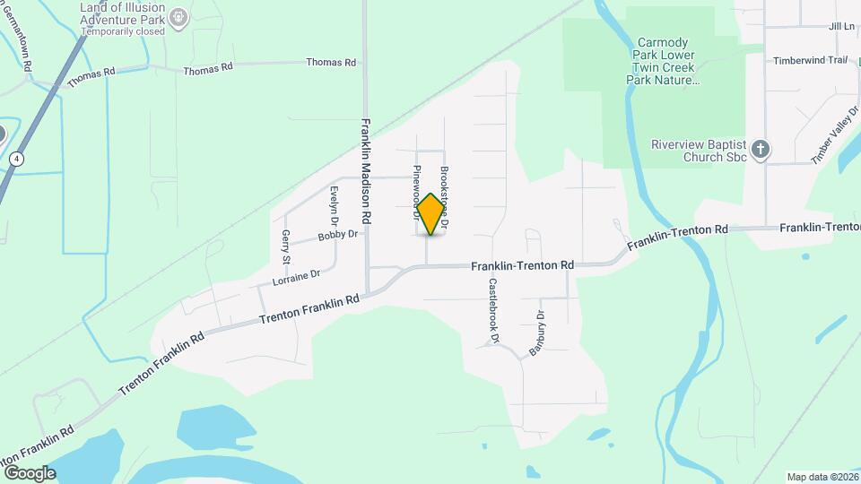 7128 Brookstone Dr Map and Location Details