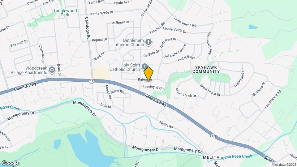 5709 Evening Way Map and Location Details