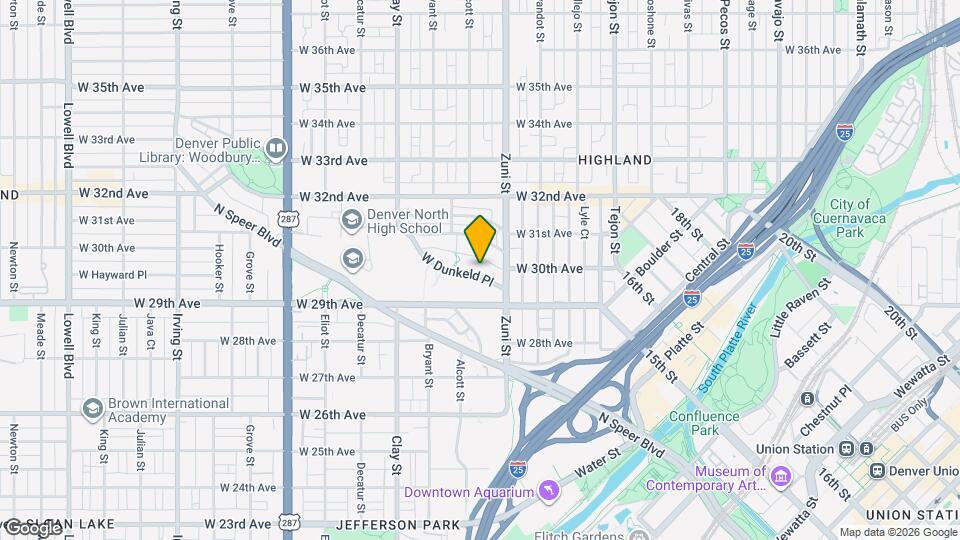 2435 W Dunkeld Pl Map and Location Details