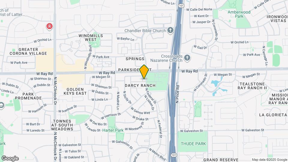 941 N Florence Dr Map and Location Details