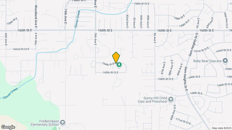 8016 164th St E Map and Location Details