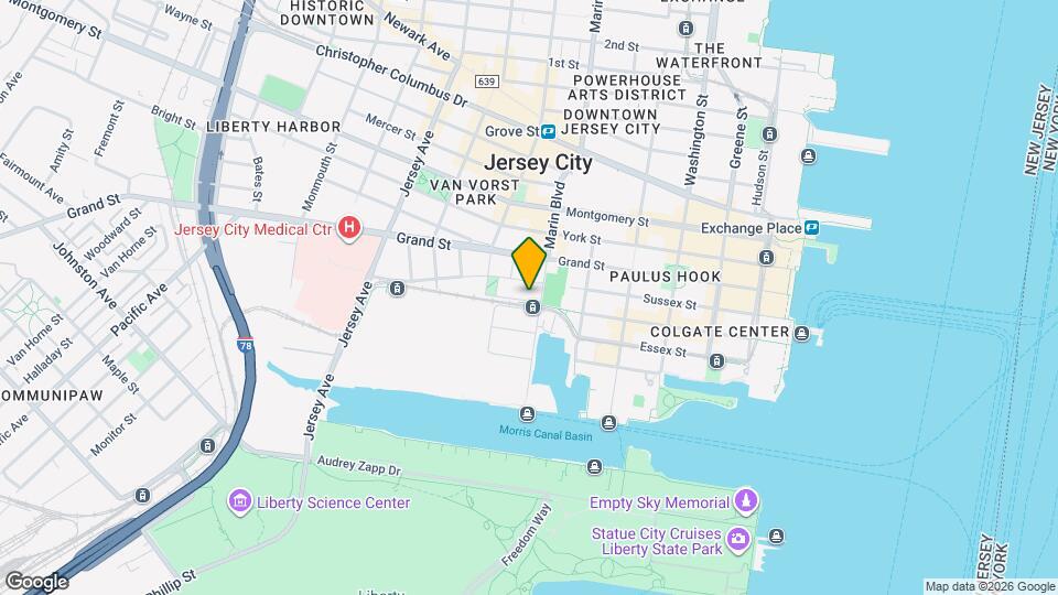 205 Marin Blvd, Unit 413 Mapa y Detalles de la Ubicación