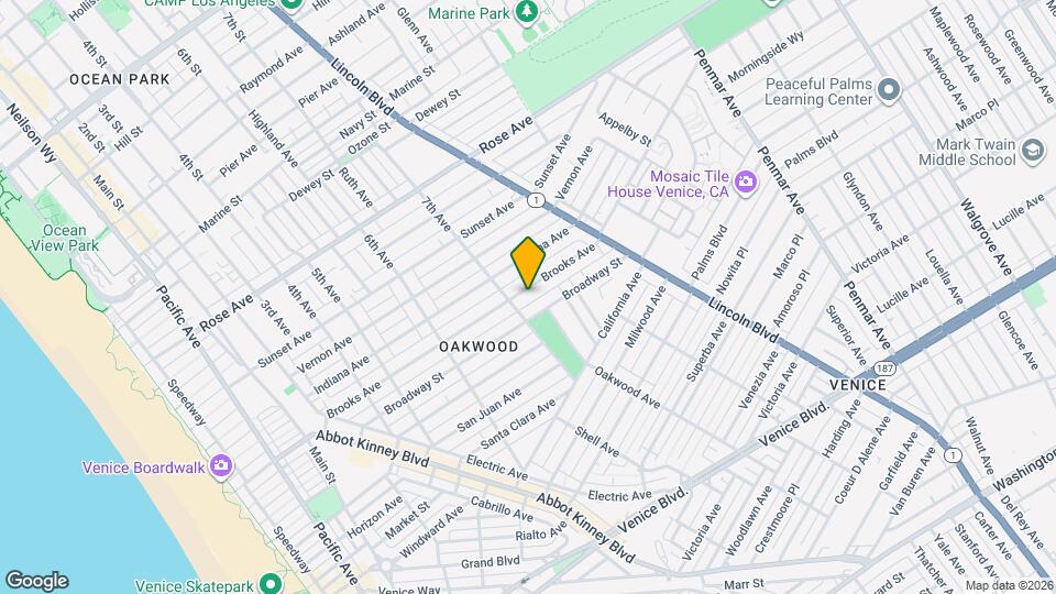 716 Brooks Ave Map and Location Details