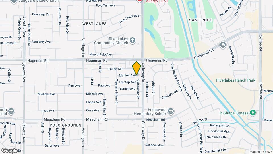 9801 Marilee Ave Map and Location Details