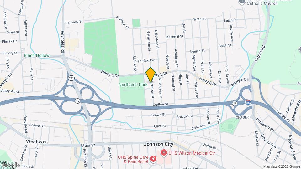 65 N Harrison St Map and Location Details