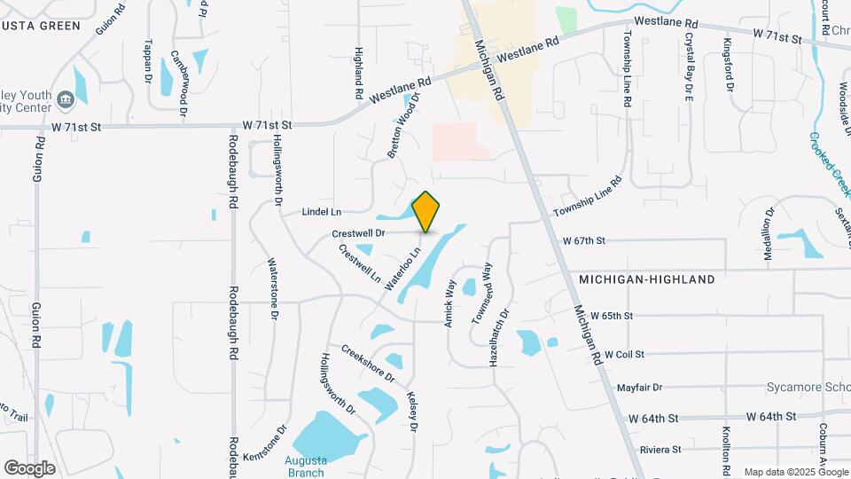 3107 Crestwell Dr Map and Location Details