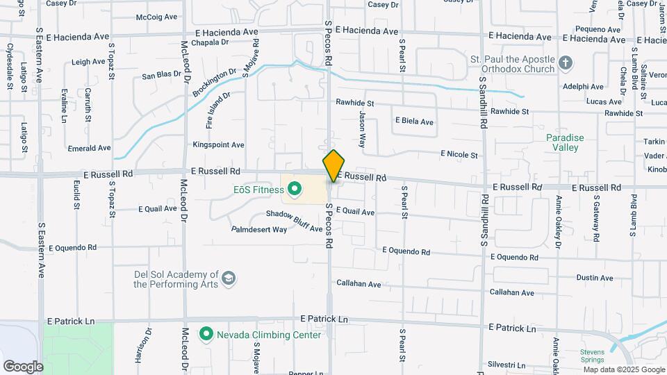 3425 E Russell Rd Map and Location Details