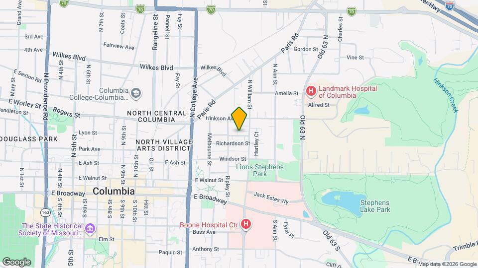 1509 Brighton St Map and Location Details