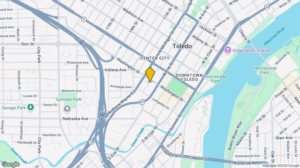 745 Washington Street Map and Location Details