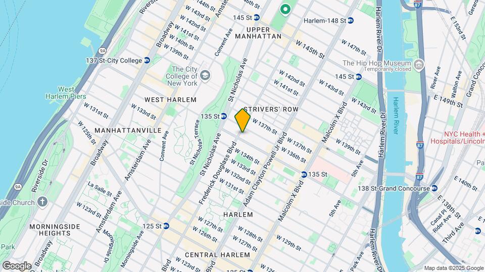 251 W 135th St Map and Location Details