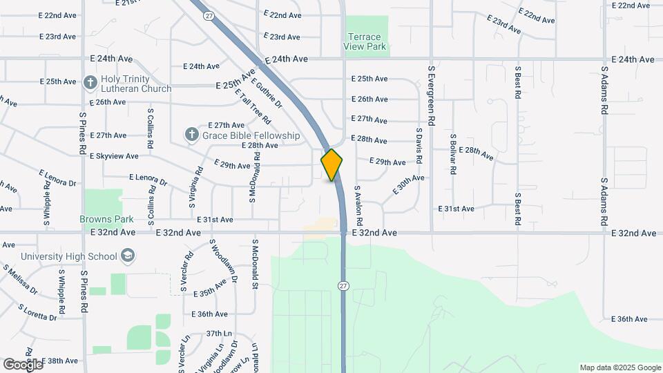 13418 E Skyview Ave Mapa y Detalles de la Ubicación