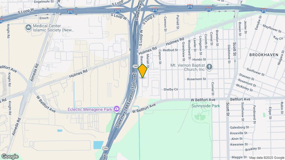 8303 Bassett St Map and Location Details