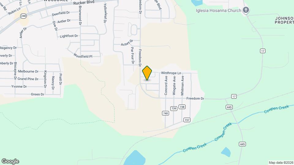 201 Wakefield Way Map and Location Details