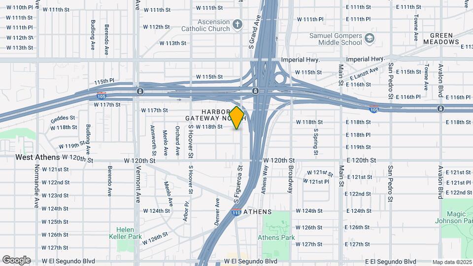 11815 S Figueroa St Map and Location Details