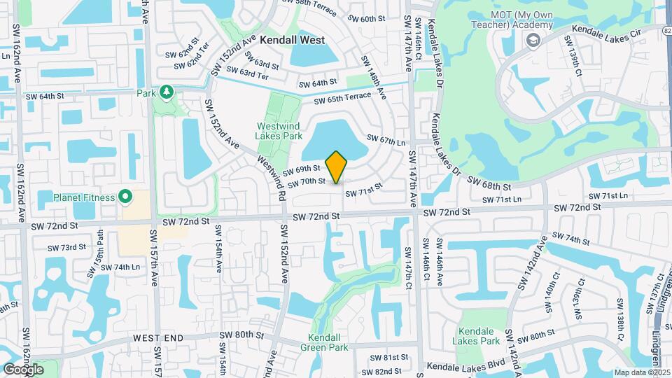 14911 SW 71st St, Unit Left Map and Location Details