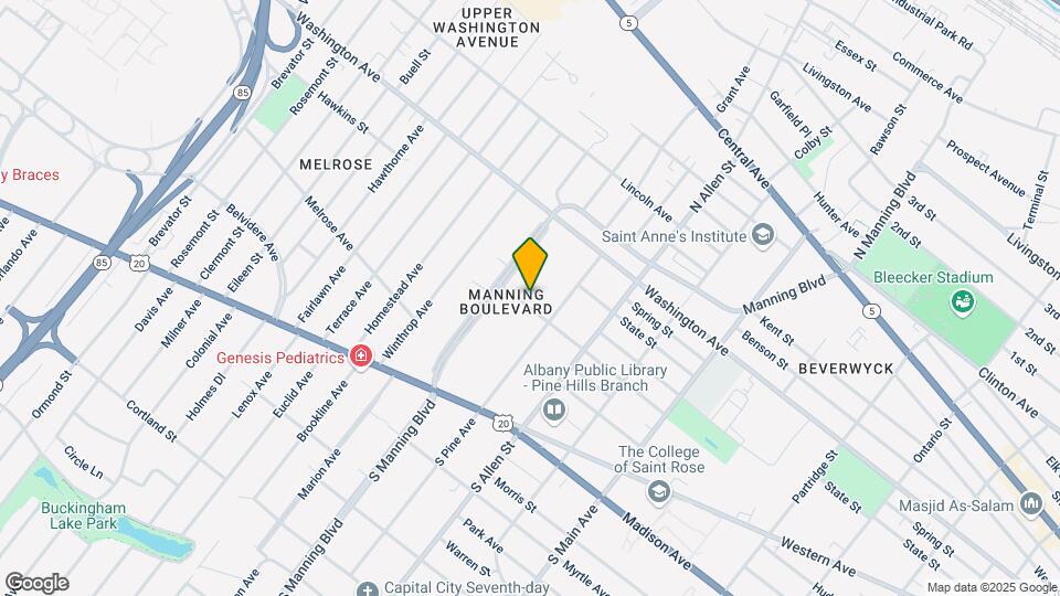 893 Lancaster St Map and Location Details