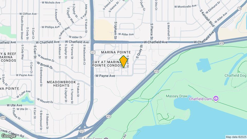 8498 S Saulsbury St Map and Location Details