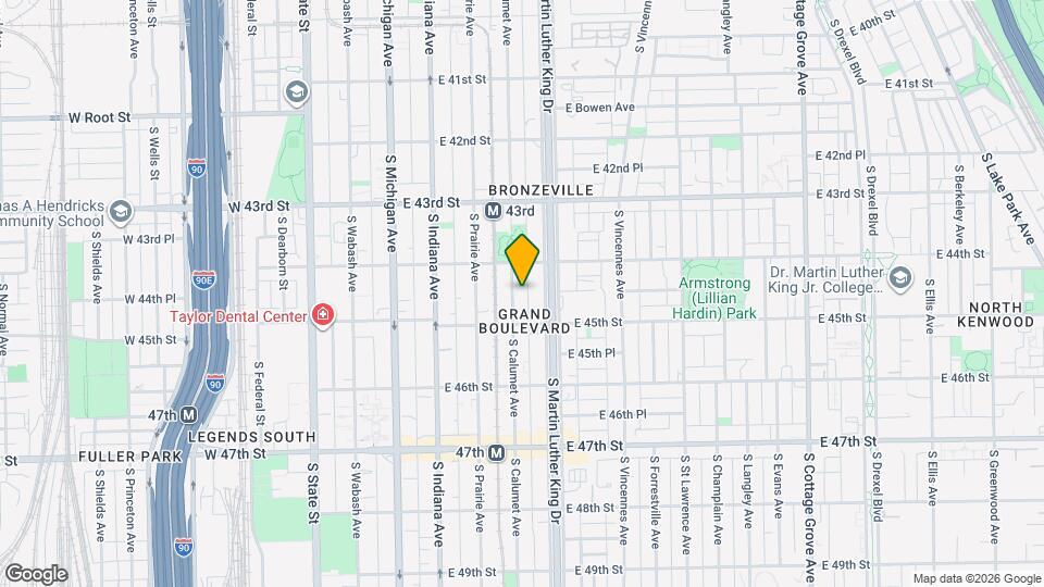 4429 S Calumet Ave Map and Location Details