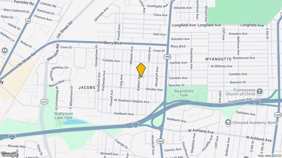 3655 Kahlert Ave Map and Location Details