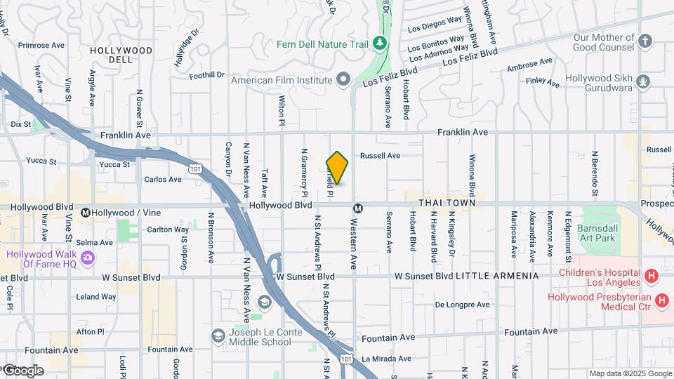 1722 Garfield Place Map and Location Details
