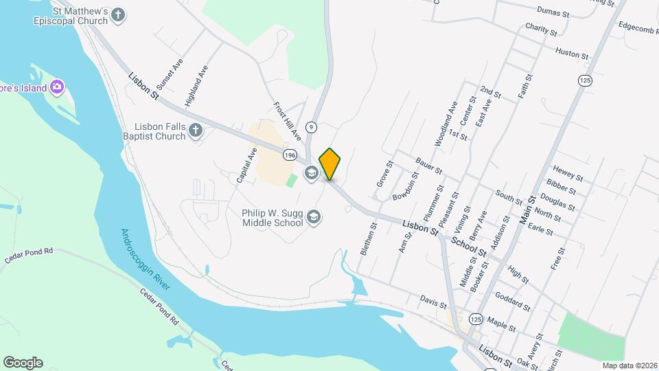 607 Lisbon St Map and Location Details