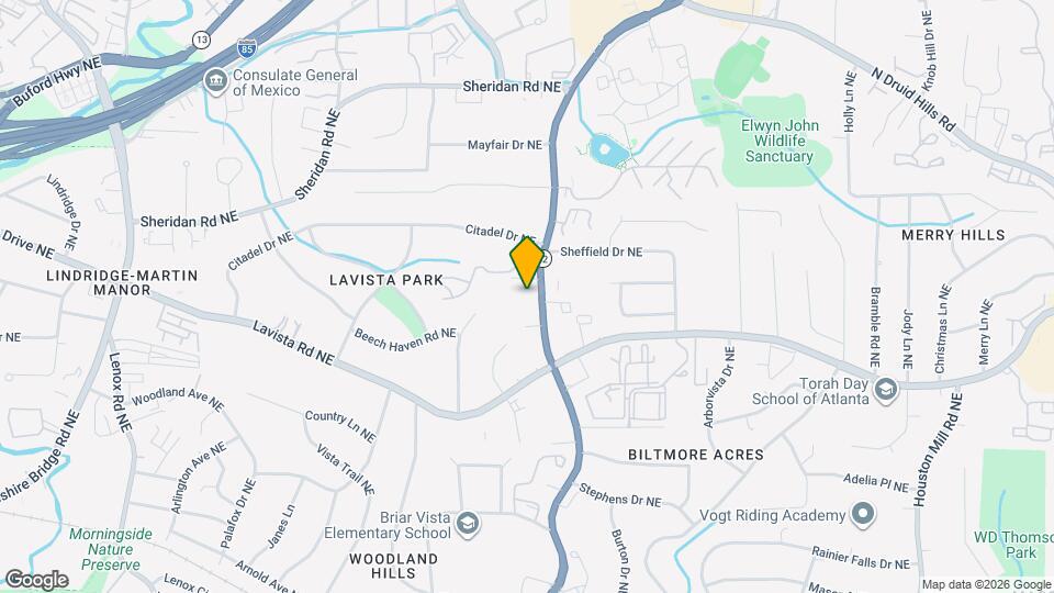 Kenco Briarcliff Apartments Map and Location Details