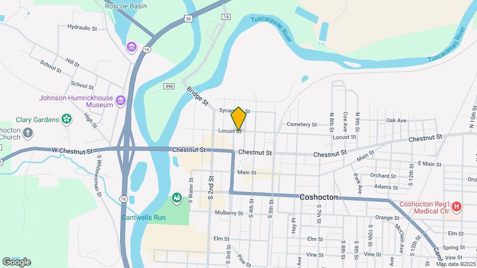 305 Locust St Mapa y Detalles de la Ubicación