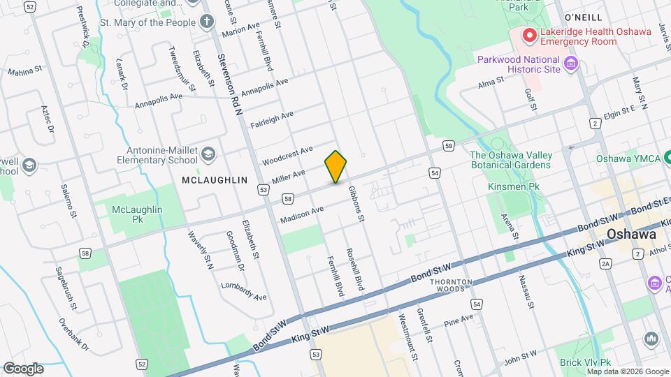 427 Adelaide Ave W Map and Location Details