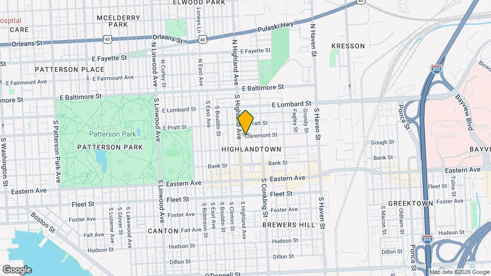 3405 Claremont St Map and Location Details