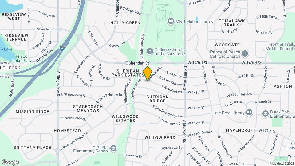 1917 E Stratford Rd Map and Location Details