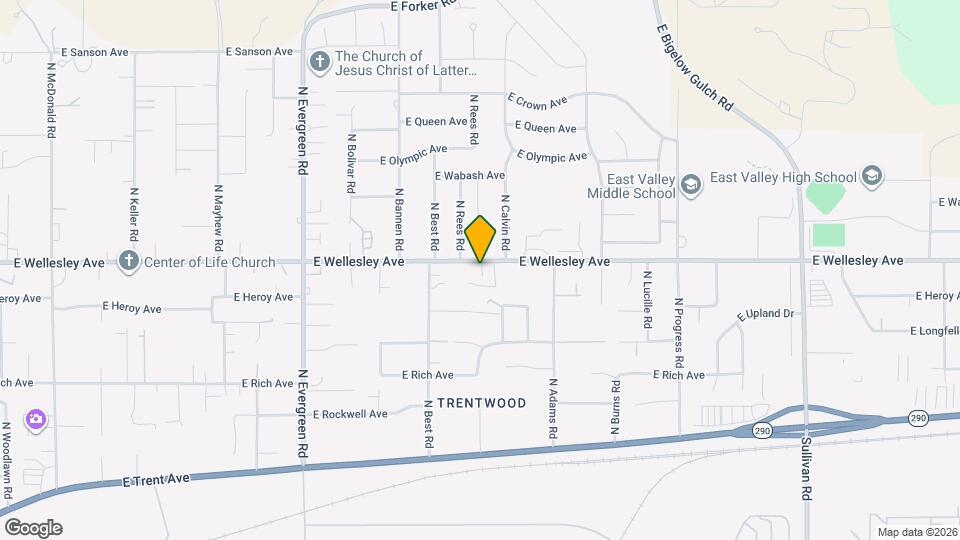 14420 E Wellesley Ave Map and Location Details