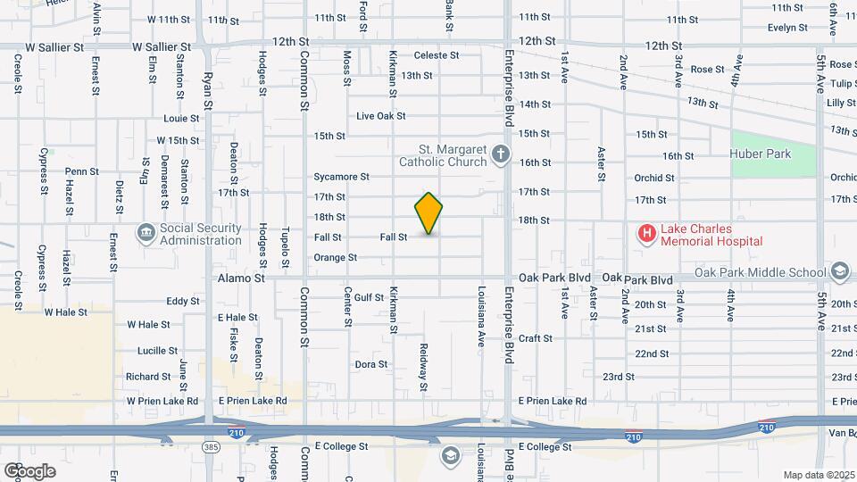 910 Fall St Map and Location Details