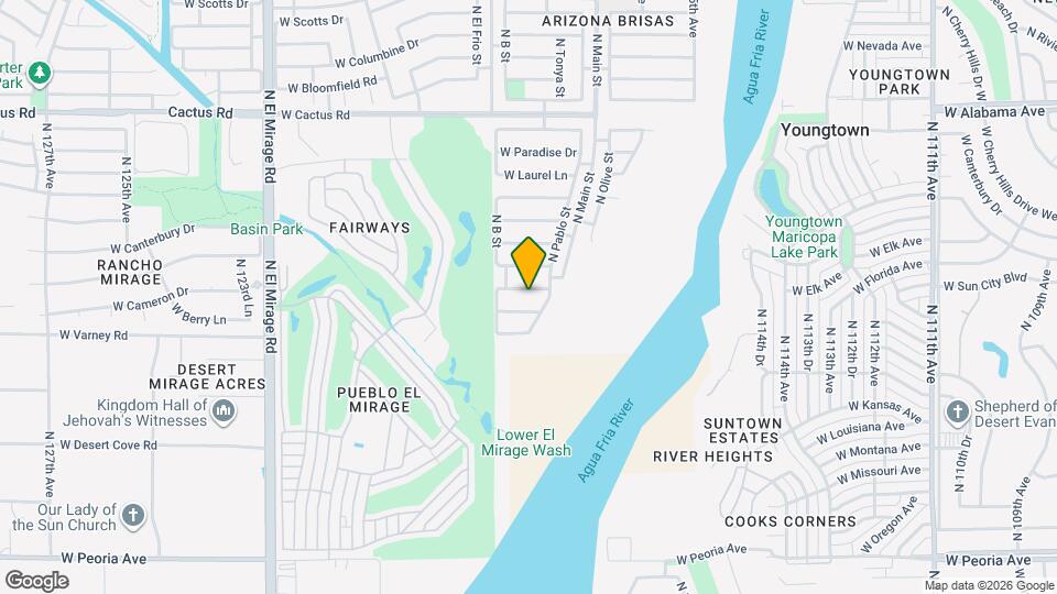 11821 W Cortez St Mapa y Detalles de la Ubicación