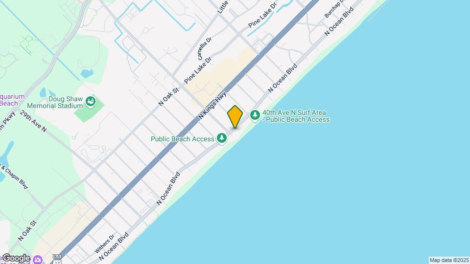 3802 N Ocean Blvd Map and Location Details