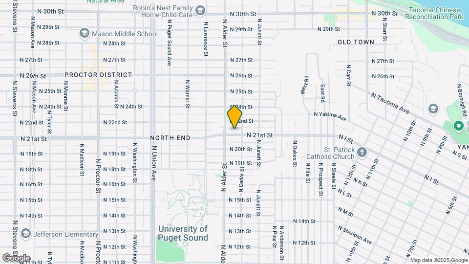 3109 N 21st St, Unit A Map and Location Details