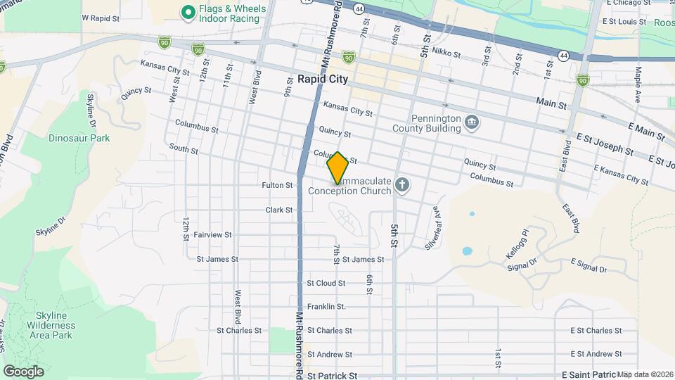 625 South St Map and Location Details