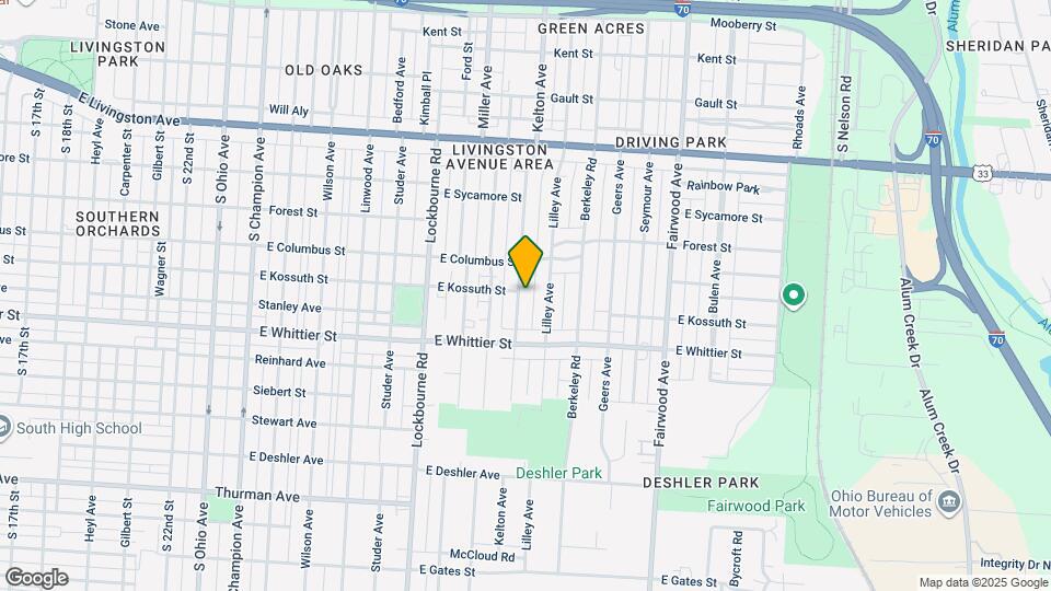 1066 Kelton Ave Map and Location Details