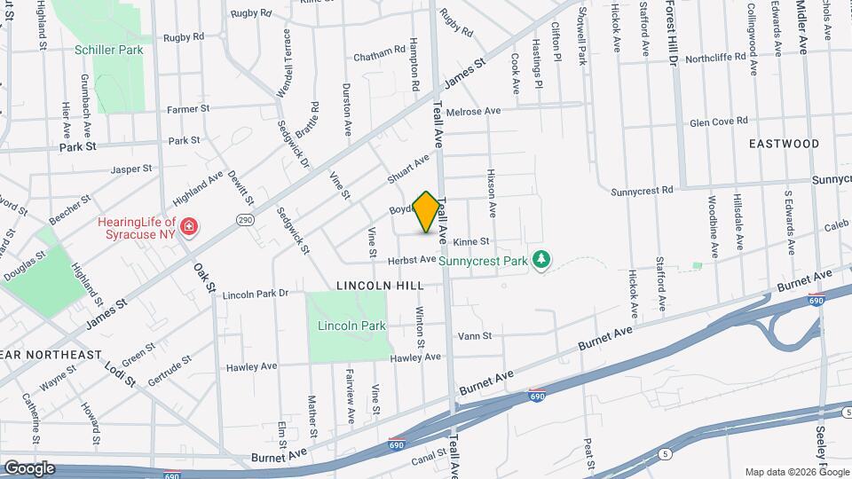 110 Schuler St, Unit 2 Map and Location Details