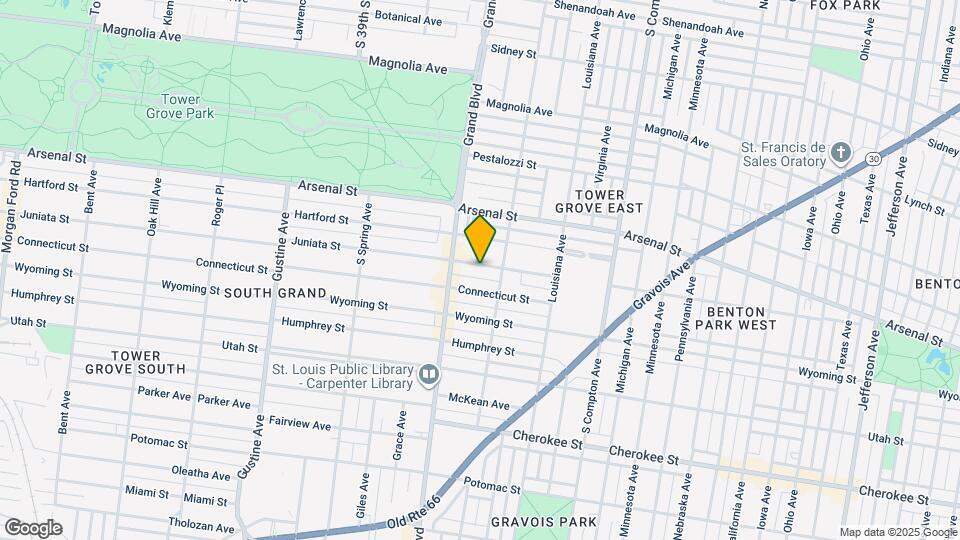3524 Juniata St Map and Location Details