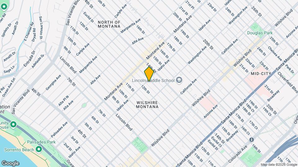 900 Euclid St Map and Location Details