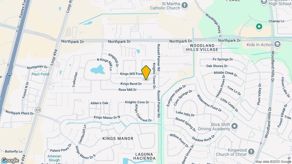 21595 Kings Bend Dr Map and Location Details