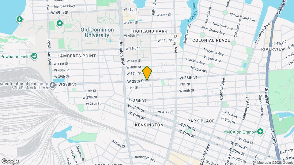 1017 38th St Mapa y Detalles de la Ubicación