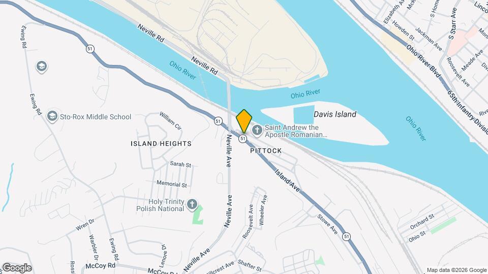 1548 Island Ave, Unit Top Unit Mapa y Detalles de la Ubicación